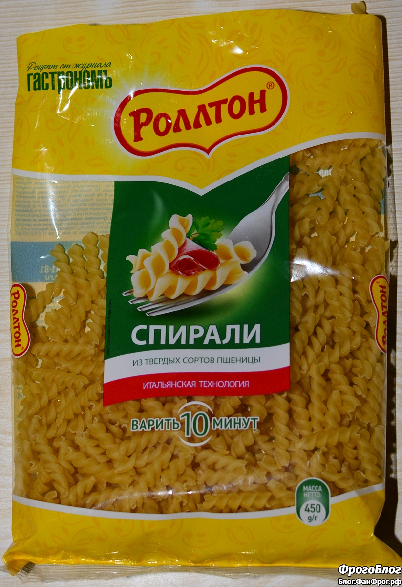 Макароны Роллтон 